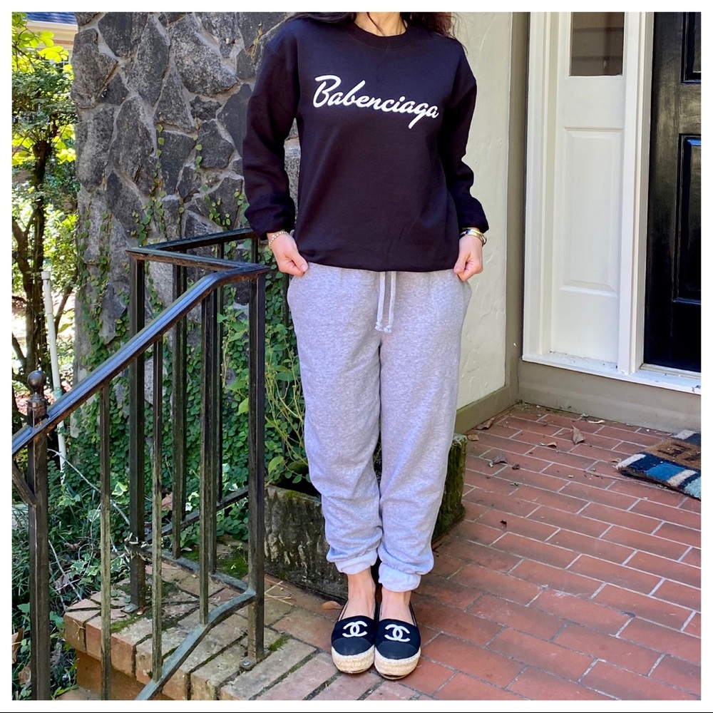 Heather Grey side pocket Sweatpants/Joggers - Picture 5 of 5